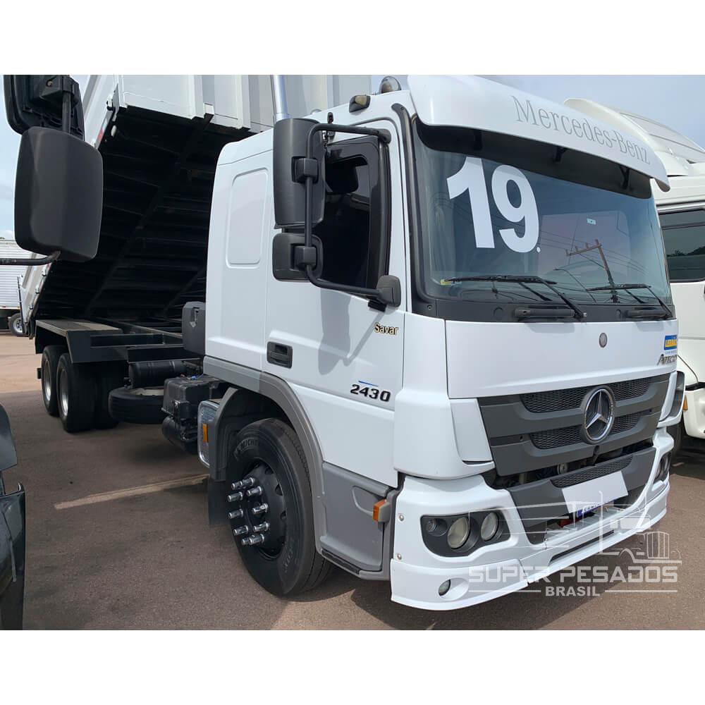Caminhão MERCEDES BENZ ATEGO 2430 CAÇAMBA Ano 2019