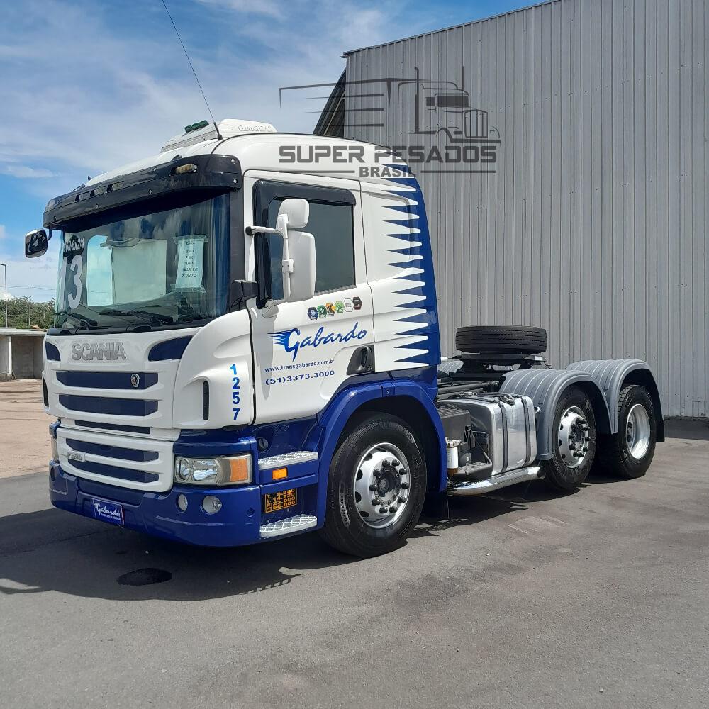 Caminhão SCANIA P360 6x2/4 BI-DIRECIONAL Ano 2012/2013