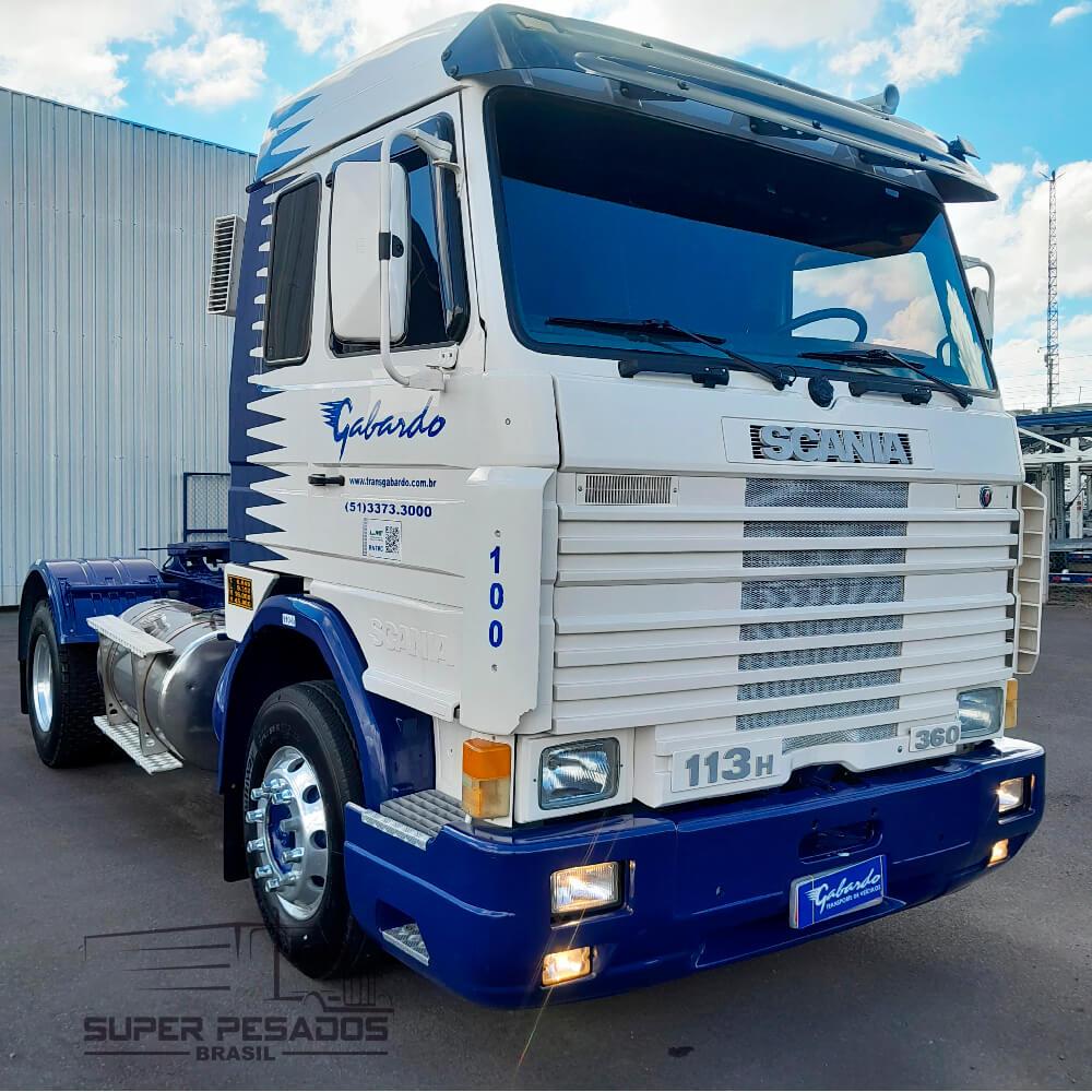 Caminh o SCANIA 113H 360 4X2 Ano 1997 Raridade Super Pesados Brasil