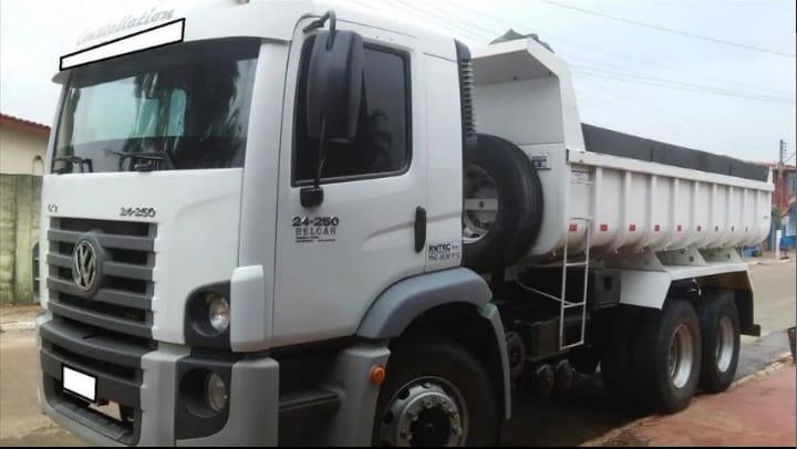 vw 24250 caçamba 2012 otimo estado unico dono impecavel