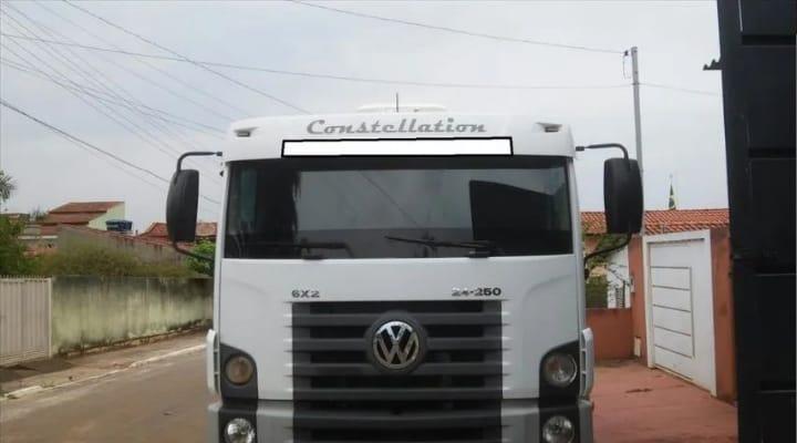 vw 24250 caçamba 2012 otimo estado unico dono impecavel