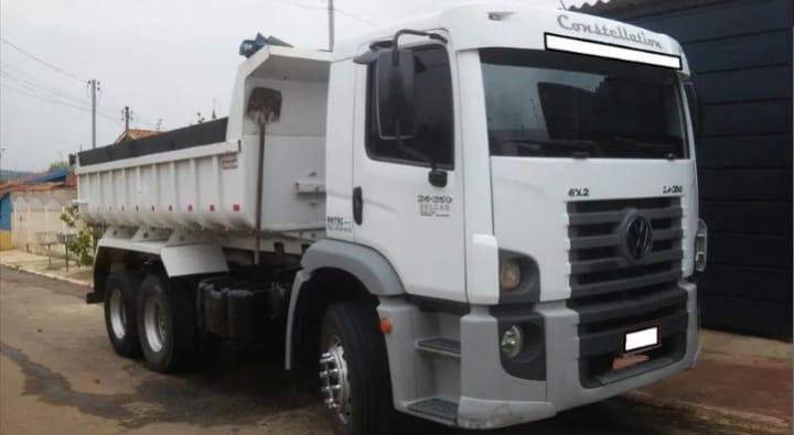vw 24250 caçamba 2012 otimo estado unico dono impecavel